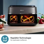 سرخ کن بدون روغن فیلیپس NA350 ظرفیت 9 لیتری - تصویر 8