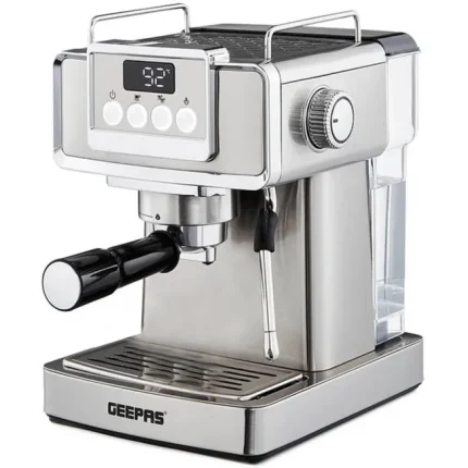 اسپرسوساز جیپاس مدل GCM41520 ظرفیت ۱.۸ لیتر با فیلتر استیل
