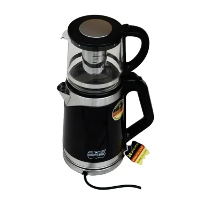 چای ساز رومانتیک هوم مدل KHD203X ظرفیت ۲ لیتر با کتری استیل ضد زنگ